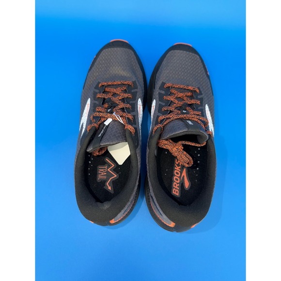 Brooks Divide 4 GORE-TEX Trail Running Shoes Men Size 8 Black Orange - Picture 9 of 11